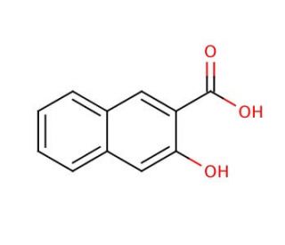 3-Hydroxy-2-naphthoic acid (CAS 92-70-6) - chemical structure image