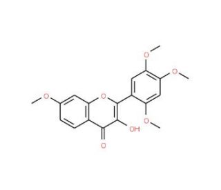 3-Hydroxy-2&prime;,4&prime;,5&prime;,7-tetramethoxyflavone - chemical structure image