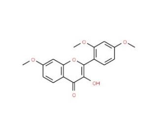 3-Hydroxy-2&prime;,4&prime;,7-trimethoxyflavone (CAS 263365-51-1) - chemical structure image