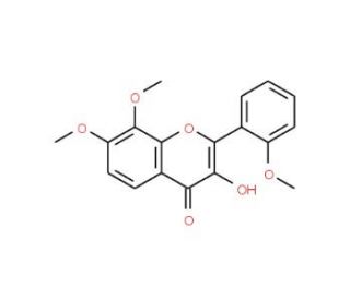 3-Hydroxy-2&prime;,7,8-trimethoxyflavone - chemical structure image
