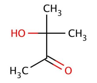 3-Hydroxy-3-methyl-2-butanone (CAS 115-22-0) - chemical structure image