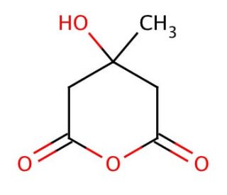 3-Hydroxy-3-methylglutaric Anhydride (CAS 34695-32-4) - chemical structure image