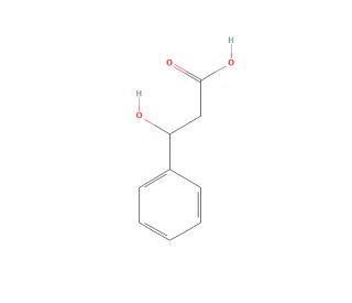 3-Hydroxy-3-phenylpropionic Acid (CAS 3480-87-3) - chemical structure image