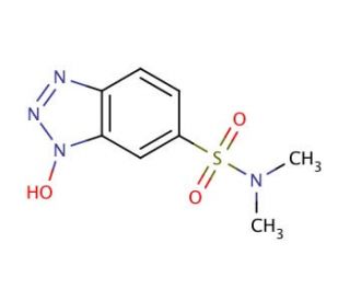 3-Hydroxy-3H-benzotriazole-5-sulfonic acid dimethylamide - chemical structure image