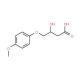 3-Hydroxy-4-(4-methoxy-phenoxy)-butyric acid - chemical structure image