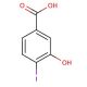 3-Hydroxy-4-iodobenzoic acid (CAS 58123-77-6) - chemical structure image