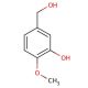 3-Hydroxy-4-methoxybenzyl alcohol (CAS 4383-06-6) - chemical structure image