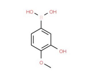 3-Hydroxy-4-methoxyphenylboronic acid (CAS 622864-48-6) - chemical structure image