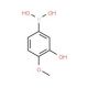 3-Hydroxy-4-methoxyphenylboronic acid (CAS 622864-48-6) - chemical structure image
