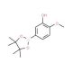 3-Hydroxy-4-methoxyphenylboronic acid, pinacol ester (CAS 269410-23-3) - chemical structure image