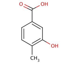 3-Hydroxy-4-methylbenzoic acid (CAS 586-30-1) - chemical structure image
