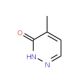 3-hydroxy-4-methylpyridazine (CAS 33471-40-8) - chemical structure image
