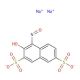 3-Hydroxy-4-nitroso-2,7-naphthalenedisulfonic acid disodium salt (CAS 525-05-3) - chemical structure image
