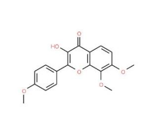 3-Hydroxy-4&prime;,7,8-trimethoxyflavone (CAS 57499-06-6) - chemical structure image