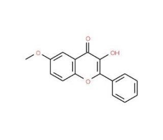 3-Hydroxy-6-methoxyflavone (CAS 93176-00-2) - chemical structure image
