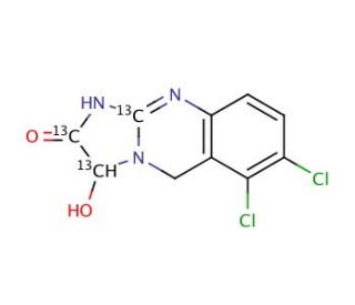 3-Hydroxy Anagrelide-13C3 - chemical structure image