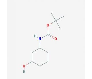 (3-Hydroxy-cyclohexyl)carbamic acid tert-butyl ester (CAS 610302-03-9) - chemical structure image