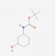 (3-Hydroxy-cyclohexyl)carbamic acid tert-butyl ester (CAS 610302-03-9) - chemical structure image