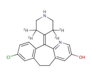 3-Hydroxy Desloratadine-d4 - chemical structure image