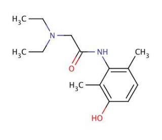 3-Hydroxy Lidocaine (CAS 34604-55-2) - chemical structure image