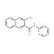 3-hydroxy-N-pyridin-2-yl-2-naphthamide (CAS 24445-26-9) - chemical structure image