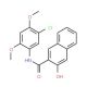 3-Hydroxy-naphthalene-2-carboxylic acid (5-chloro-2,4-dimethoxy-phenyl)-amide (CAS 92-72-8) - chemical structure image