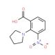 3-[Hydroxy(oxido)amino]-2-pyrrolidin-1-yl-benzoic acid - chemical structure image