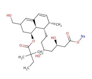 3"-Hydroxy Simvastatin Acid, Sodium Salt (CAS 1316302-95-0) - chemical structure image