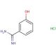 3-Hydroxybenzamidine hydrochloride (CAS 63502-89-6) - chemical structure image