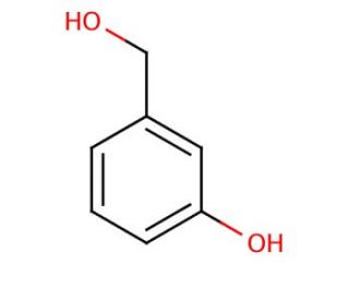 3-Hydroxybenzyl alcohol (CAS 620-24-6) - chemical structure image
