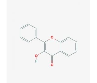 3-Hydroxyflavone (CAS 577-85-5) - chemical structure image