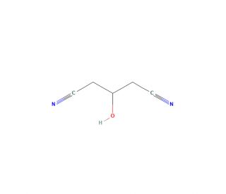 3-Hydroxyglutaronitrile (CAS 13880-89-2) - chemical structure image