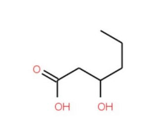 3-Hydroxyhexanoic acid (CAS 10191-24-9) - chemical structure image