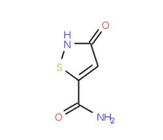 3-Hydroxyisothiazole-5-carboxylate (CAS 62020-63-7) - chemical structure image