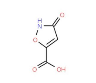 3-Hydroxyisoxazole-5-carboxylic acid (CAS 13626-60-3) - chemical structure image