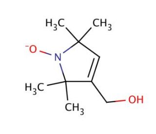 3-Hydroxymethyl-(1-oxy-2,2,5,5-tetramethylpyrroline) (CAS 55738-75-5) - chemical structure image