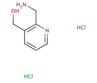 3-(Hydroxymethyl)-2-pyridinemethylamine dihydrochloride - chemical structure image