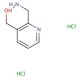 3-(Hydroxymethyl)-2-pyridinemethylamine dihydrochloride - chemical structure image