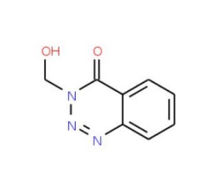 3-Hydroxymethyl-3H-benzo[d][1,2,3]triazin-4-one (CAS 24310-40-5) - chemical structure image