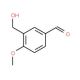 3-Hydroxymethyl-4-methoxy-benzaldehyde (CAS 76646-42-9) - chemical structure image