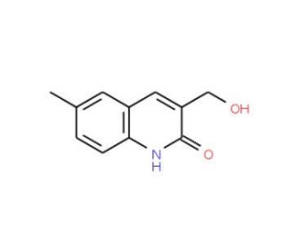 3-(Hydroxymethyl)-6-methyl-2(1H)-quinolinone - chemical structure image