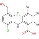 3-Hydroxymethyl Meclofenamic Acid-d4 - chemical structure image