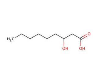 3-Hydroxynonanoic Acid - chemical structure image