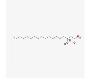 3-Hydroxyoctadecanoic acid (CAS 45261-96-9) - chemical structure image
