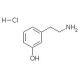3-Hydroxyphenethylamine hydrochloride (CAS 3458-98-8) - chemical structure image