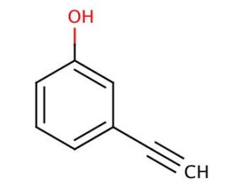 3-Hydroxyphenylacetylene (CAS 10401-11-3) - chemical structure image