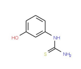 3-Hydroxyphenylthiourea (CAS 3394-05-6) - chemical structure image