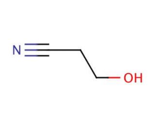 3-Hydroxypropionitrile (CAS 109-78-4) - chemical structure image