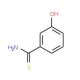 3-Hydroxythiobenzamide (CAS 104317-54-6) - chemical structure image
