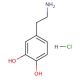 3-Hydroxytyramine, Hydrochloride (CAS 62-31-7) - chemical structure image